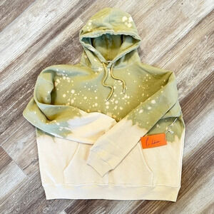 La Detresse Dip Dyed Tie Dyed Hoodie Sweatshirt in Oversized XS - NWT